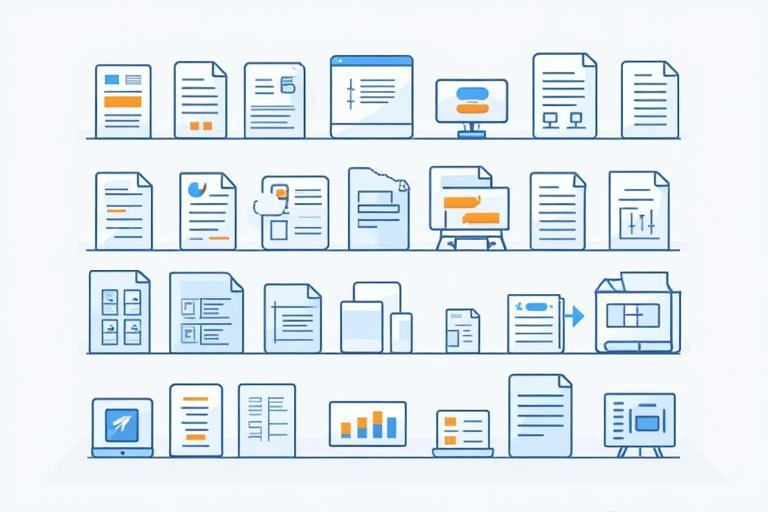 Collezione di risorse digitali e file
